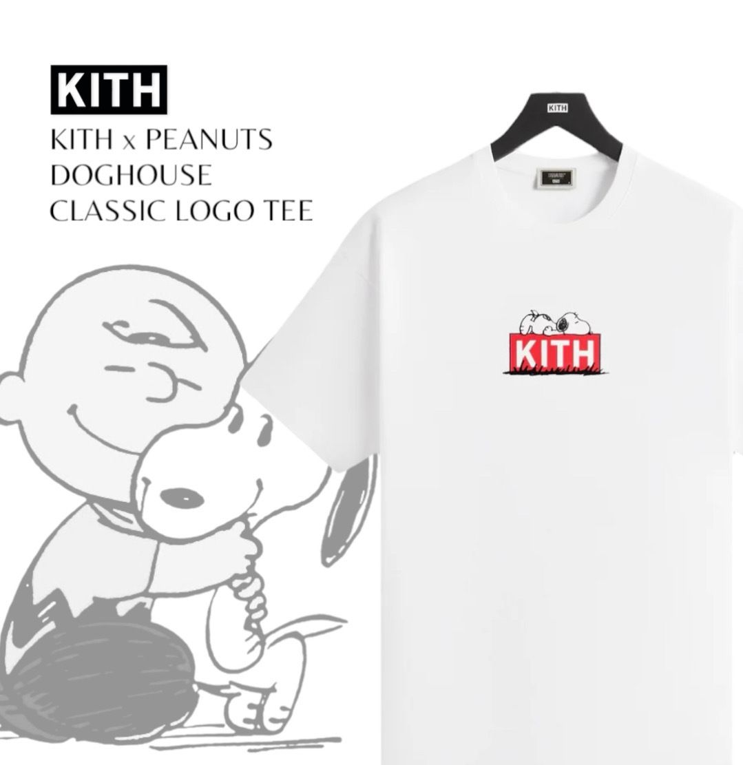 ☆ KITH x PEANUTS Doghouse classic logo tee コラボTシャツ