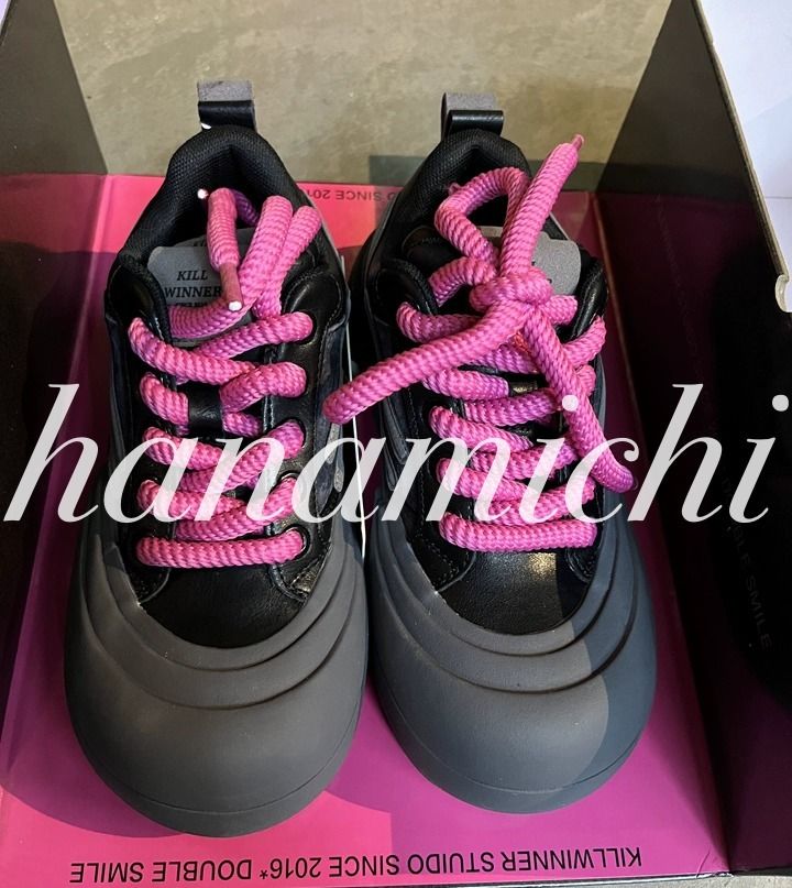 KILLWINNER キルウィナー SMILE LIFE SNEAKER BLACK SAMURAI