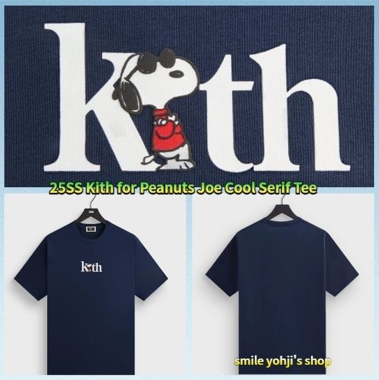 ☆25SS 入手困難☆Kith for Peanuts Joe Cool Serif Tee (KITH