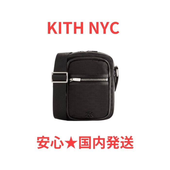 Kith モノグラム ナイロン ジャカード ユーティリティポーチ