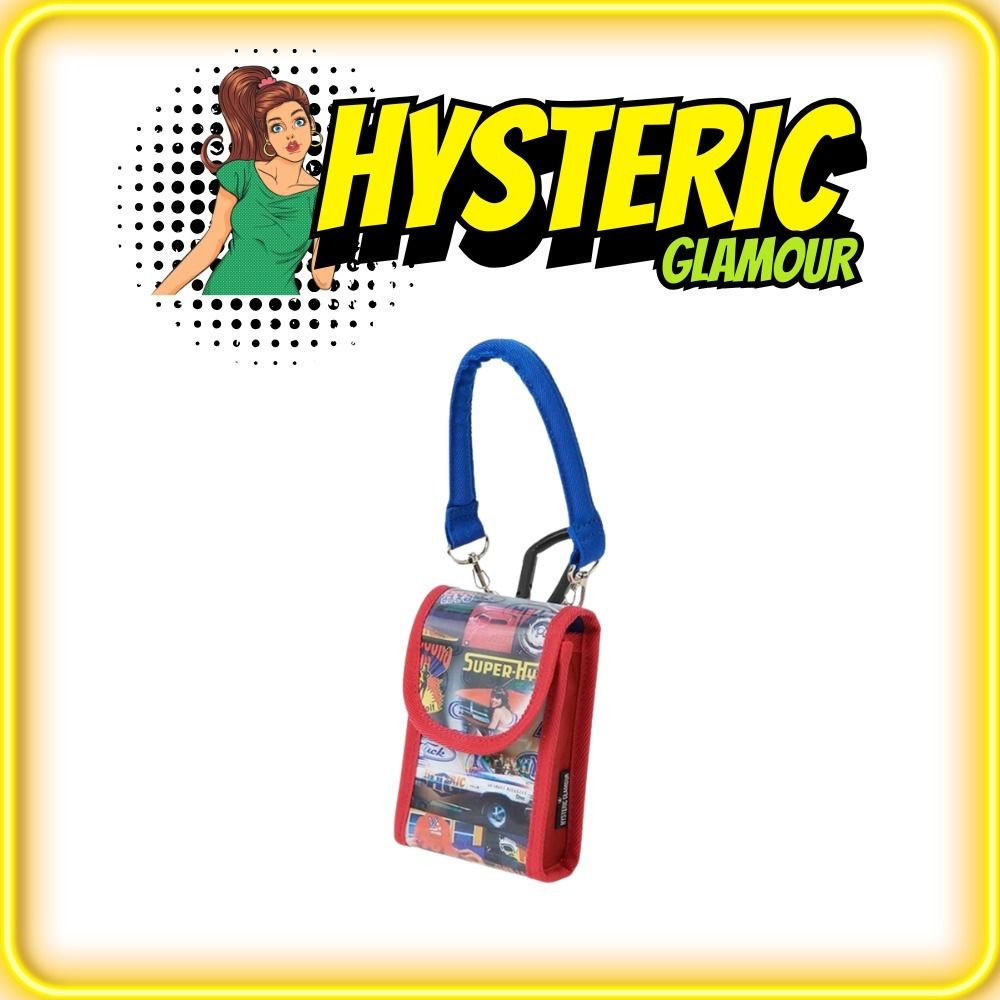 お値下げご依頼‼️HYSTERICGLAMOUR ❻モバイルケース HYSTERIC GLAMOUR SUPER-HYS柄 モバイルポーチ (HYSTERIC
