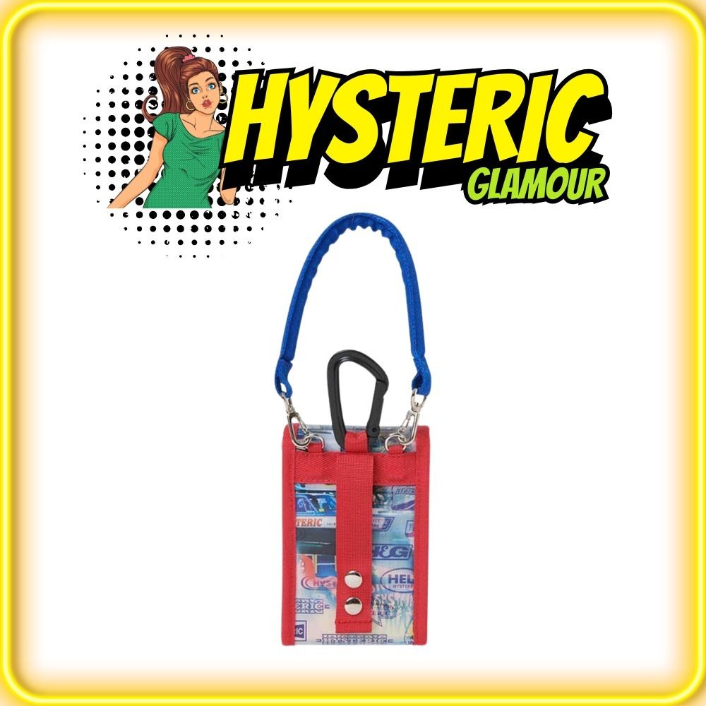 HYSTERIC GLAMOUR SUPER-HYS柄 モバイルポーチ (HYSTERIC