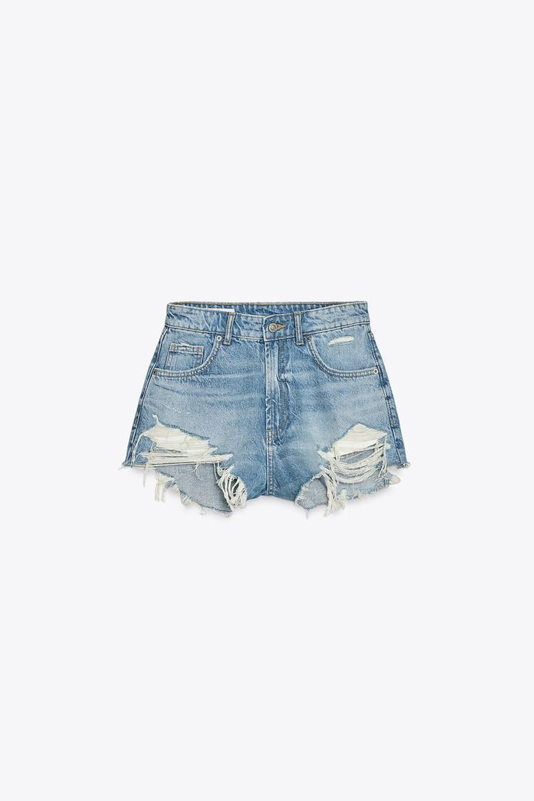 新品未使用タグ付き ZARA ラインストーン カーブド TRF ショートパンツ ZARA】ラインストーンカーブドTRFショートパンツ - メルカリ