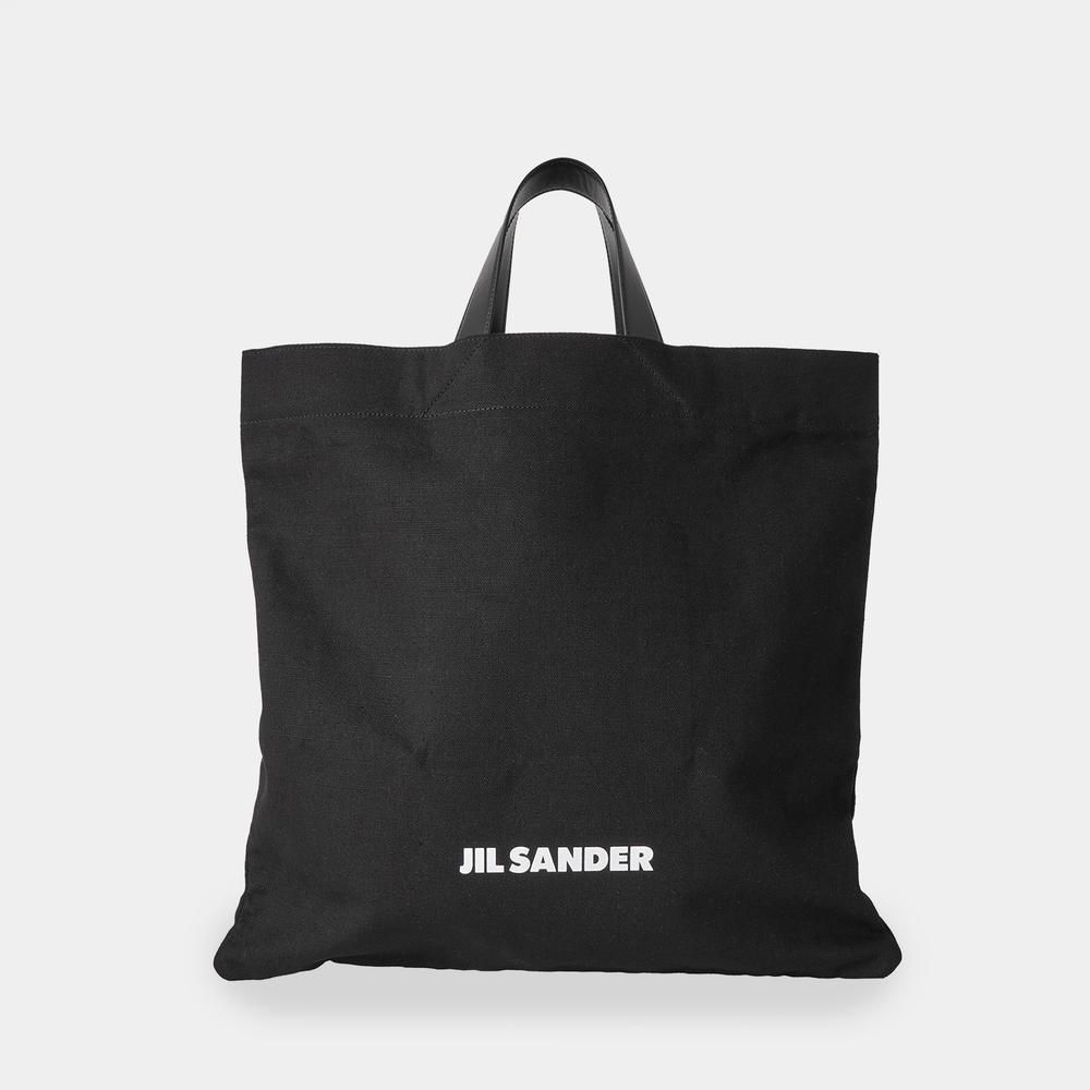 Jil Sander ロゴプリント ラージ トートバッグ Jil Sander FW24 BAG WITH LOGO (J07WC0029_P4840001) (Jil
