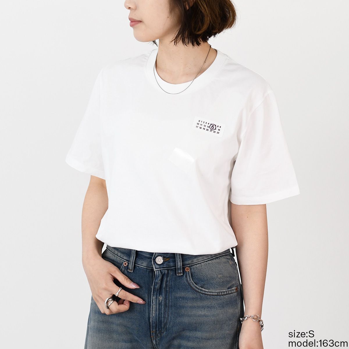 国内即発】MM6 ナンバリング ロゴTシャツ (MM6 Maison Margiela