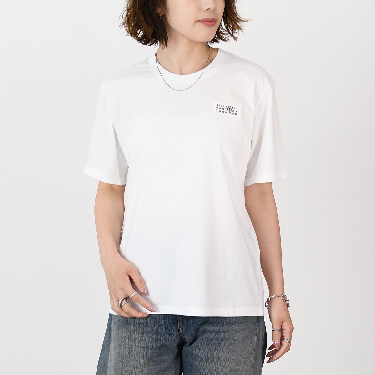 国内即発】MM6 ナンバリング ロゴTシャツ (MM6 Maison Margiela