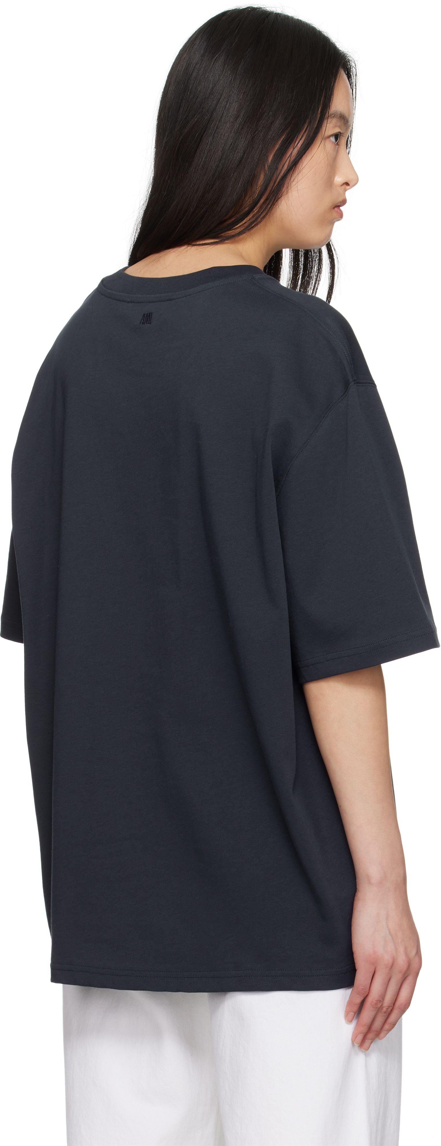 【関税込み】AMI Paris ネイビー Ami Paris France シャツ A ネイビー（紺）系 AMI PARIS(アミ パリス) シャツ(メンズ