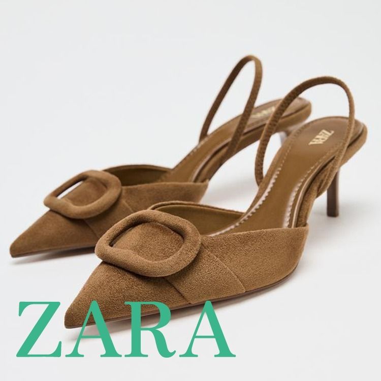 ZARA】ピース スリングバックシューズ 2208/510/105 (ZARA