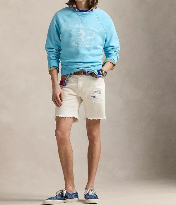 【POLO RALPH LAUREN】サーフィン グラフィック スウェット POLO RALPH LAUREN】サーフィン グラフィック スウェット (Ralph