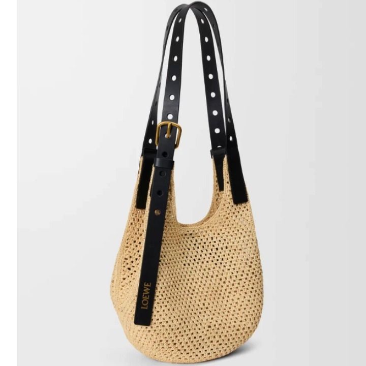 ☆メンズOK☆【LOEWE】パンチホール ホーボーバッグ スモール