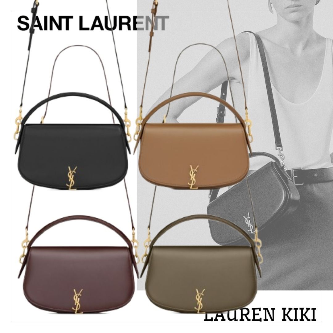 【Saint Laurent】ヴォルテール ミニ ショルダーバッグ 直営 モダンなハンドルが特徴！ サンローランがミニバッグ
