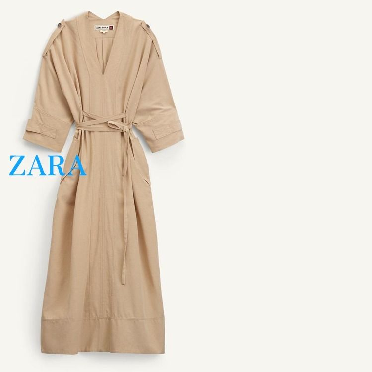 ワンピース ZARA SRPLS SHRT DRSS 14 2708/082 ZARA WOMAN SRPLS SHOULDER PADS SHORT KNIT DRESS SHRT DRSS 14