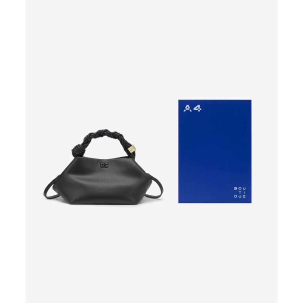 ★Ganni★ Small Gani Boo Tote Bag Black A5241099 Black Small GANNI Bou Bag | GANNI US