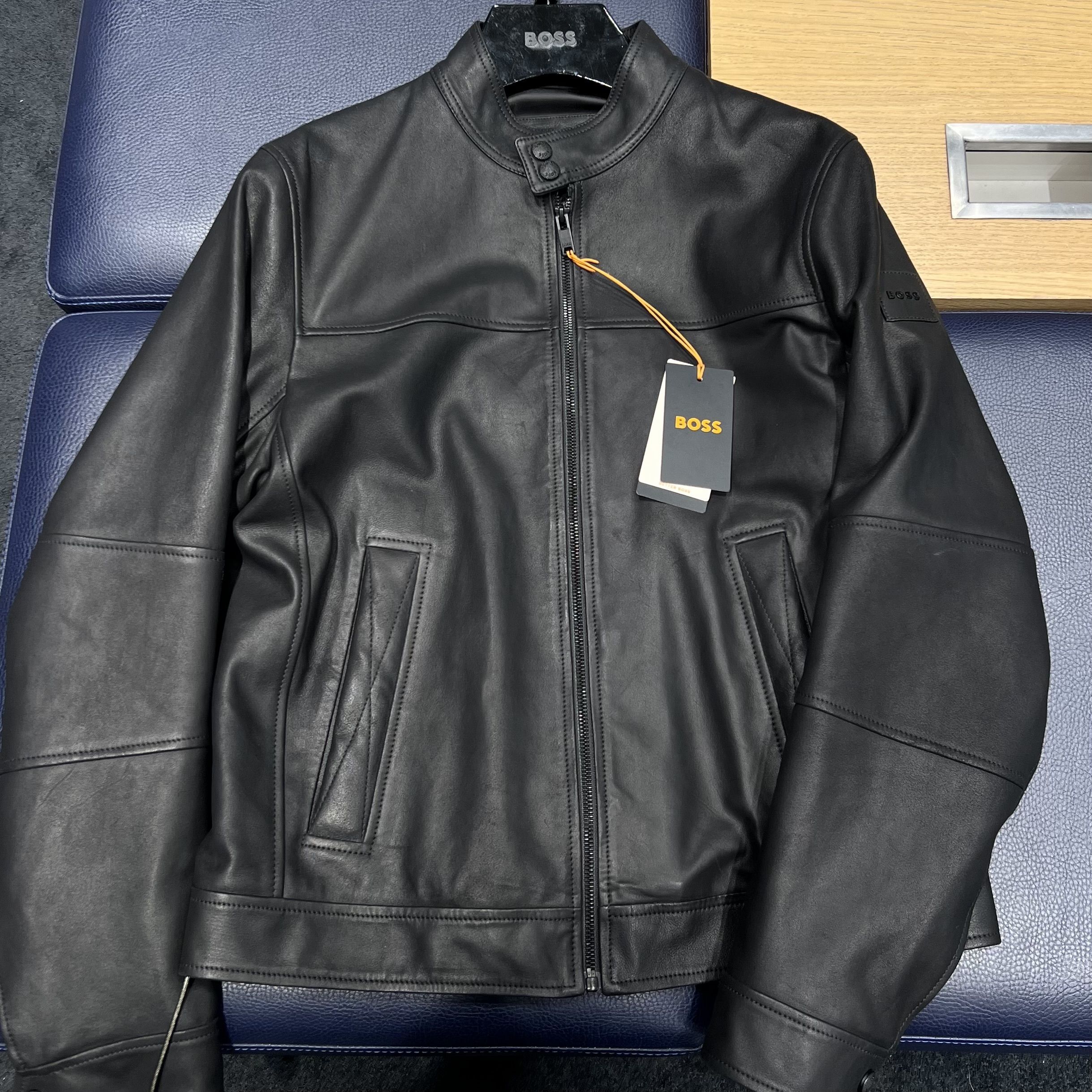 BOSS レギュラーフィット ジップアップジャケット (Hugo Boss