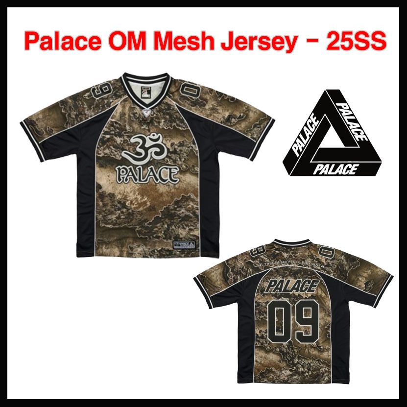 ☆PALACE☆ OM MESH JERSEY REALTREE - 25SS (Palace