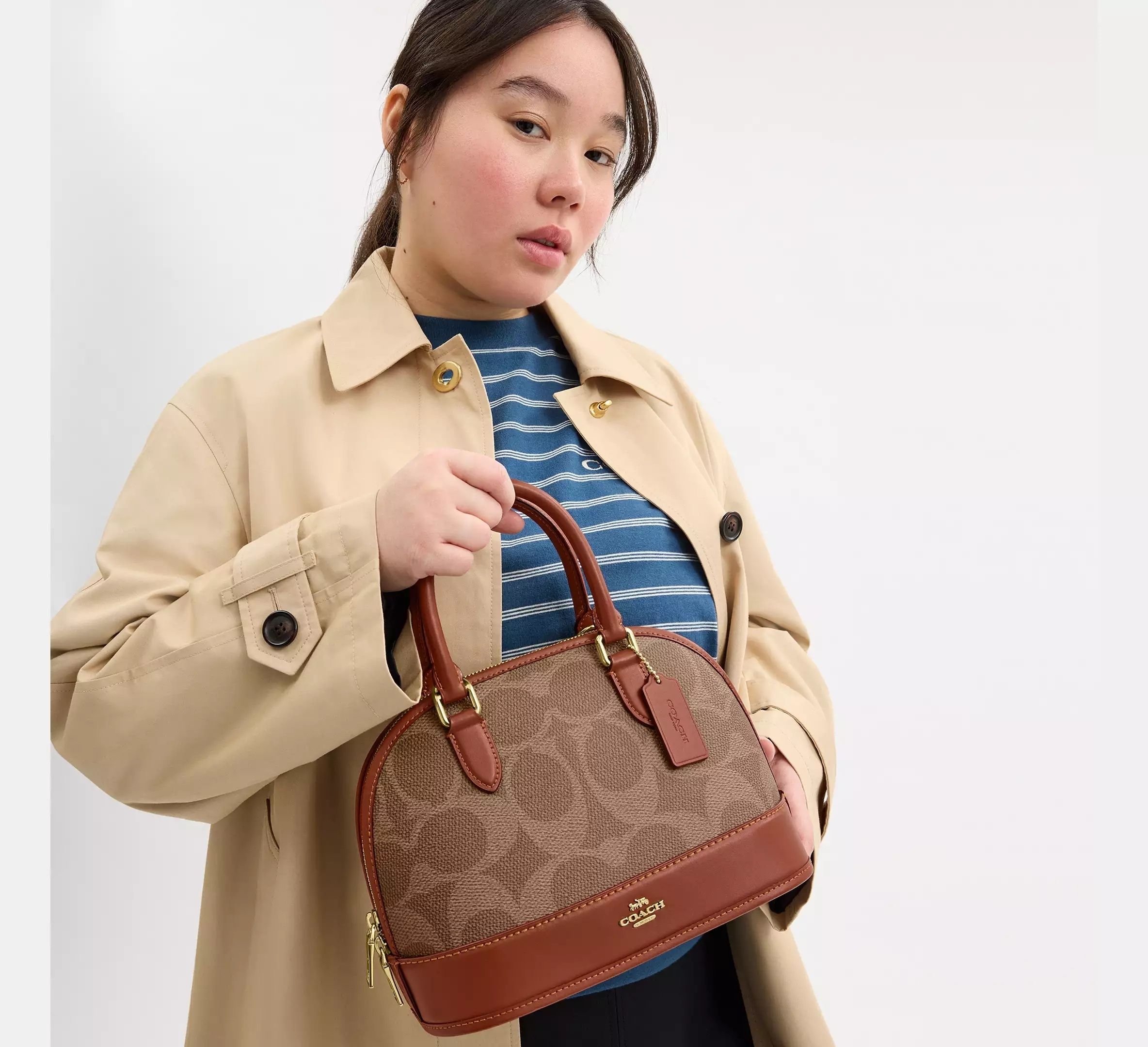 新作☆オケージョン【COACH】サブリナ サッチェルバッグ (Coach