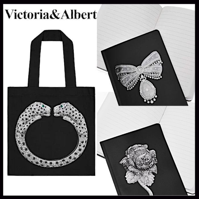 限定【V&A】UK発 CARTIER展 カルティエ トート バッグ A5 ノート