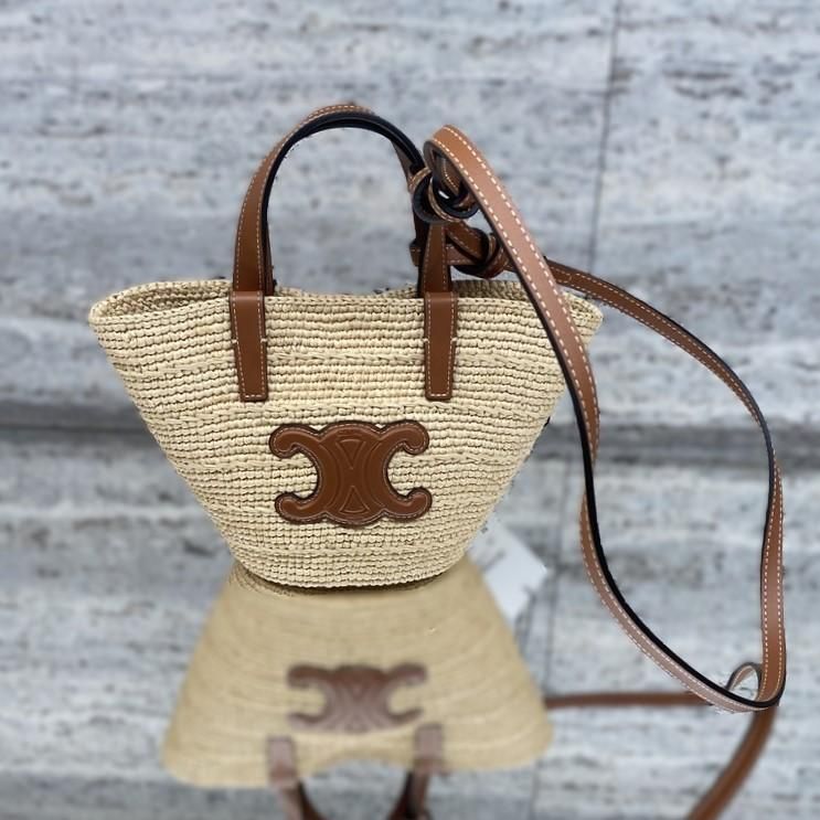 CELINE かごバッグ ナノ サプル CELINE クラシック パニエ