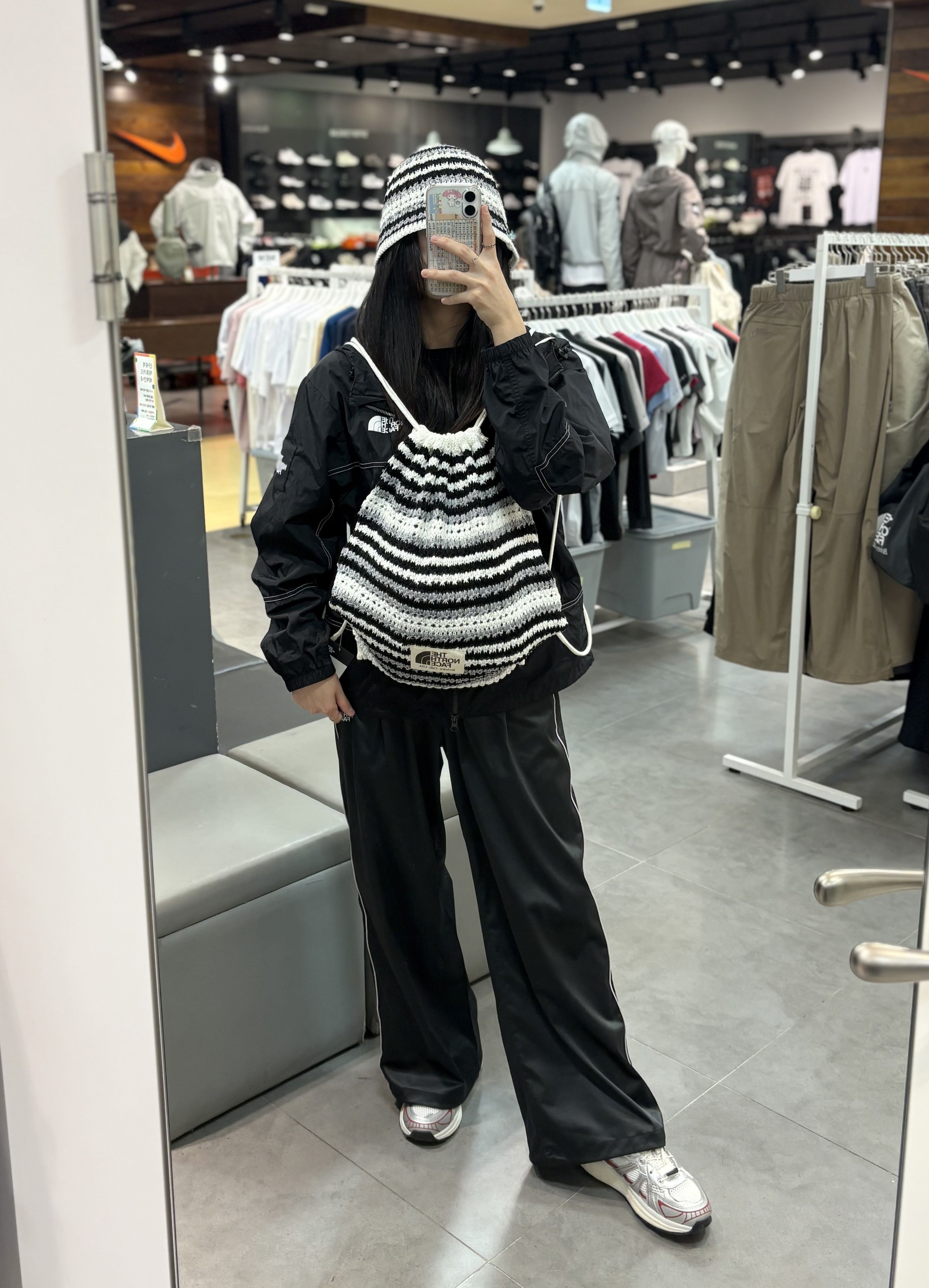 ☆25SS☆ 【ノースフェイス】☆W CROCHET GYM SACK パッ.ク☆ ノースフェイス]W CROCHET GYM SACK パック☆25SS☆レディース