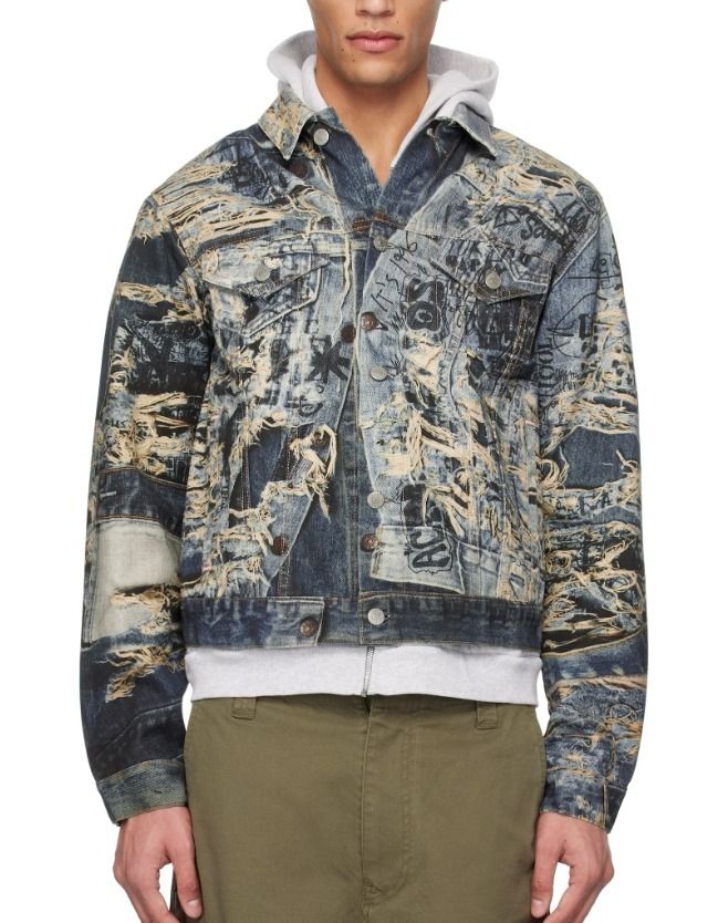 驚きの激安価格 WEST.神山智洋さん着用【AcneStudios】トロンプルイユ デニムJK ジャケット・アウター