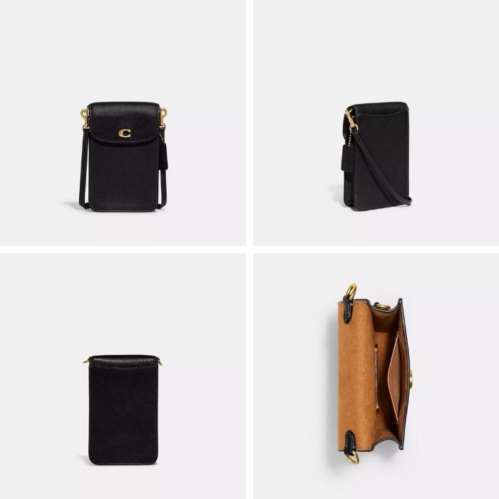 すぐ届く COACH フォーン クロスボディ 3色 フォーン クロスボディ・シグネチャー キャンバス | COACH