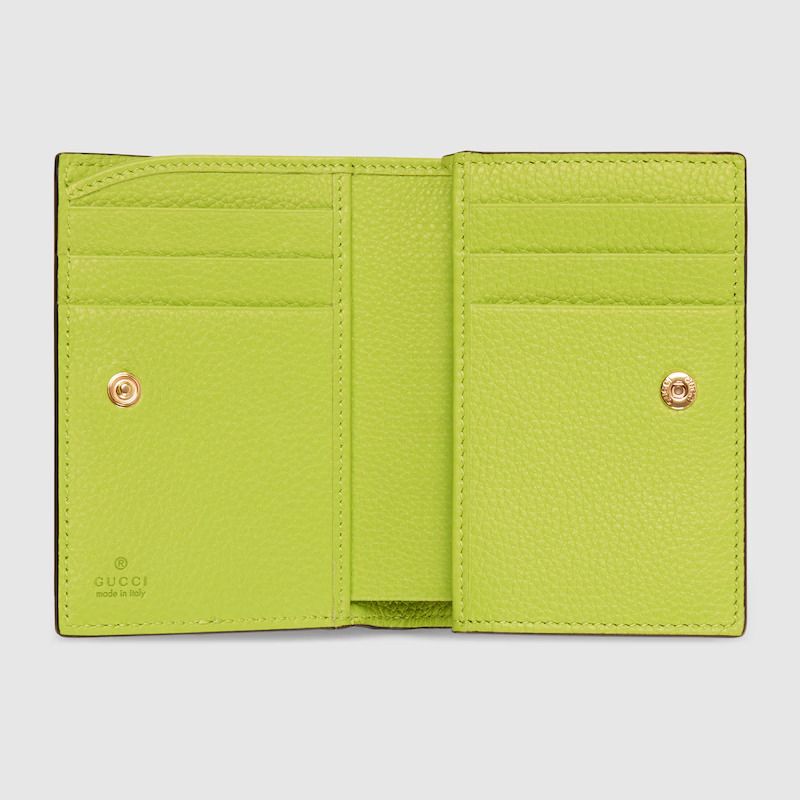 国内直営**GUCCI**ダブルG バイカラー コンチネンタルウォレット