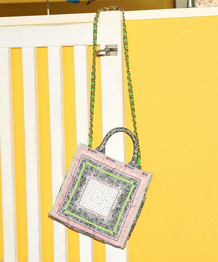 LeSportsac SM CHAIN TOTEステラガーデンバンダナ (LeSportsac