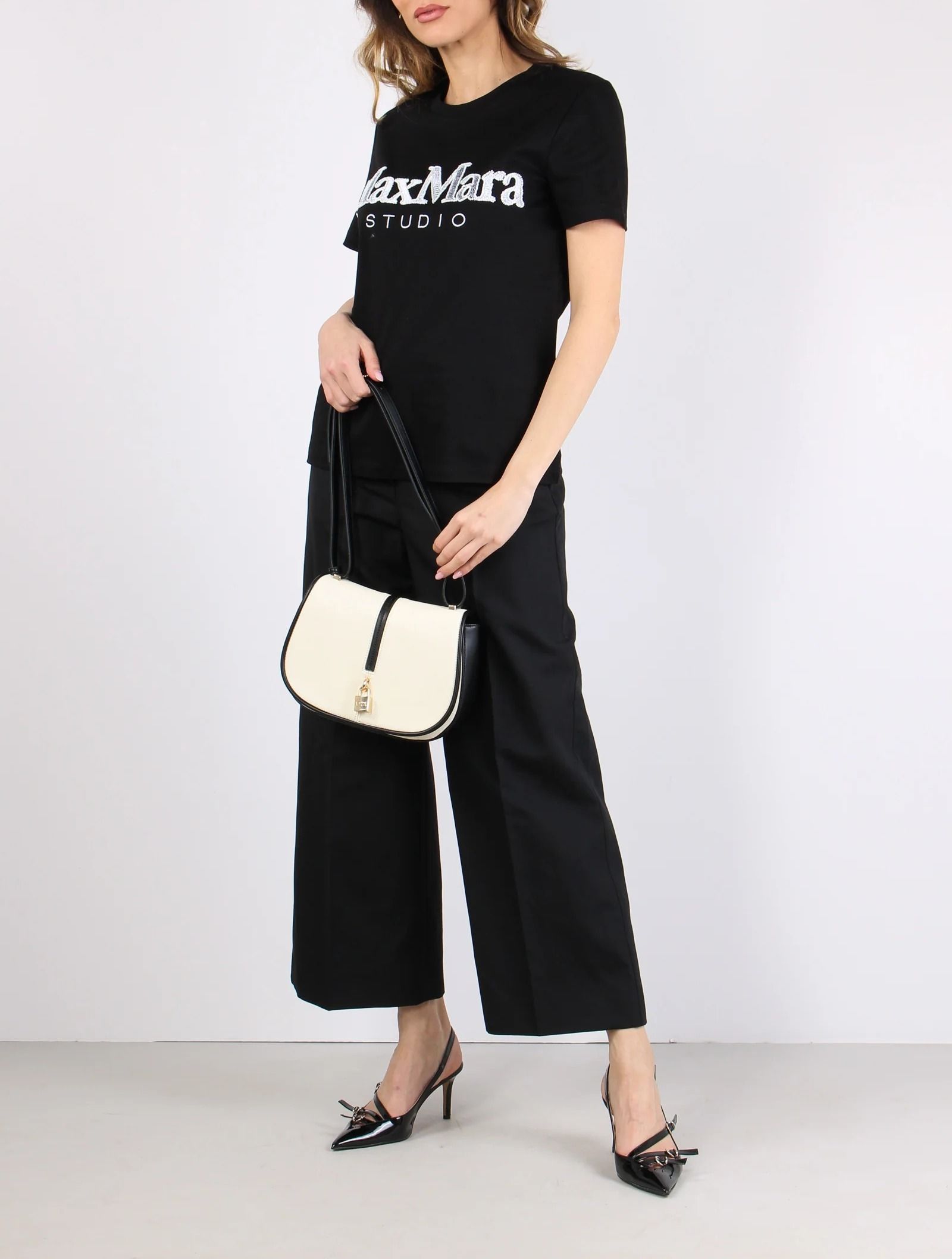 MAXMARA STUDIO コットン ジャージー Tシャツ WON Max Mara Studio WON コットン ジャージー Tシャツ 関税送料込