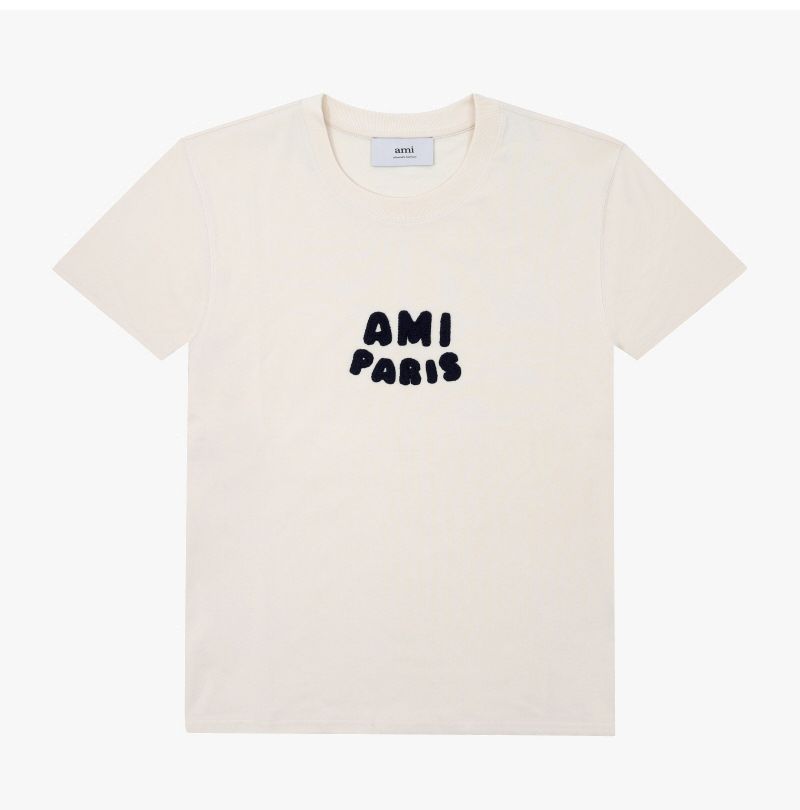 [AMI PARIS] アミ パリス Tシャツ T-Shirt (送料関税込み) AMI PARIS} アミ パリス Tシャツ T-Shirt 送料関税込 (AMI PARIS
