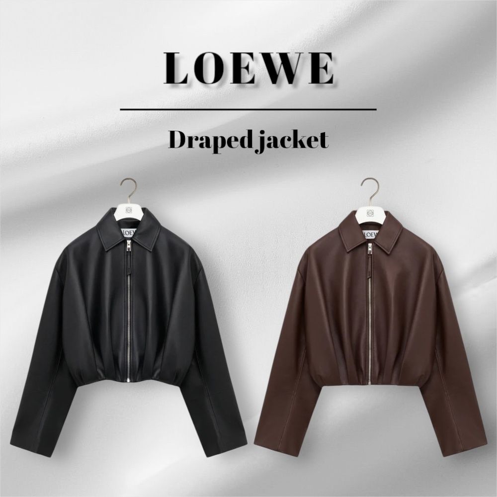 LOEWE 24AW 新作 大人格好良い印象に！バルーン ジャケット バルーン ジャケット（デニム） ブルー - LOEWE