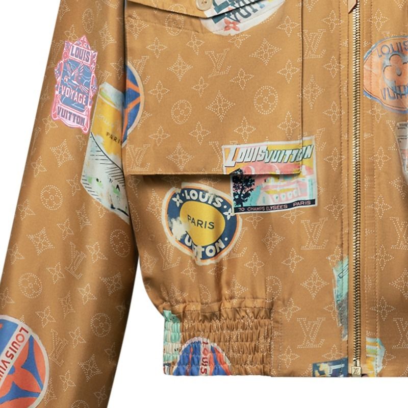 LOUIS VUITTON ルイヴィトン トラベルパッチ ボンバージャケット