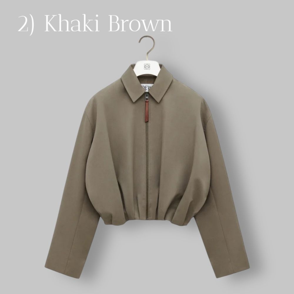 LOEWE＊Draped jacket コットン シルク ジャケット＊送料込