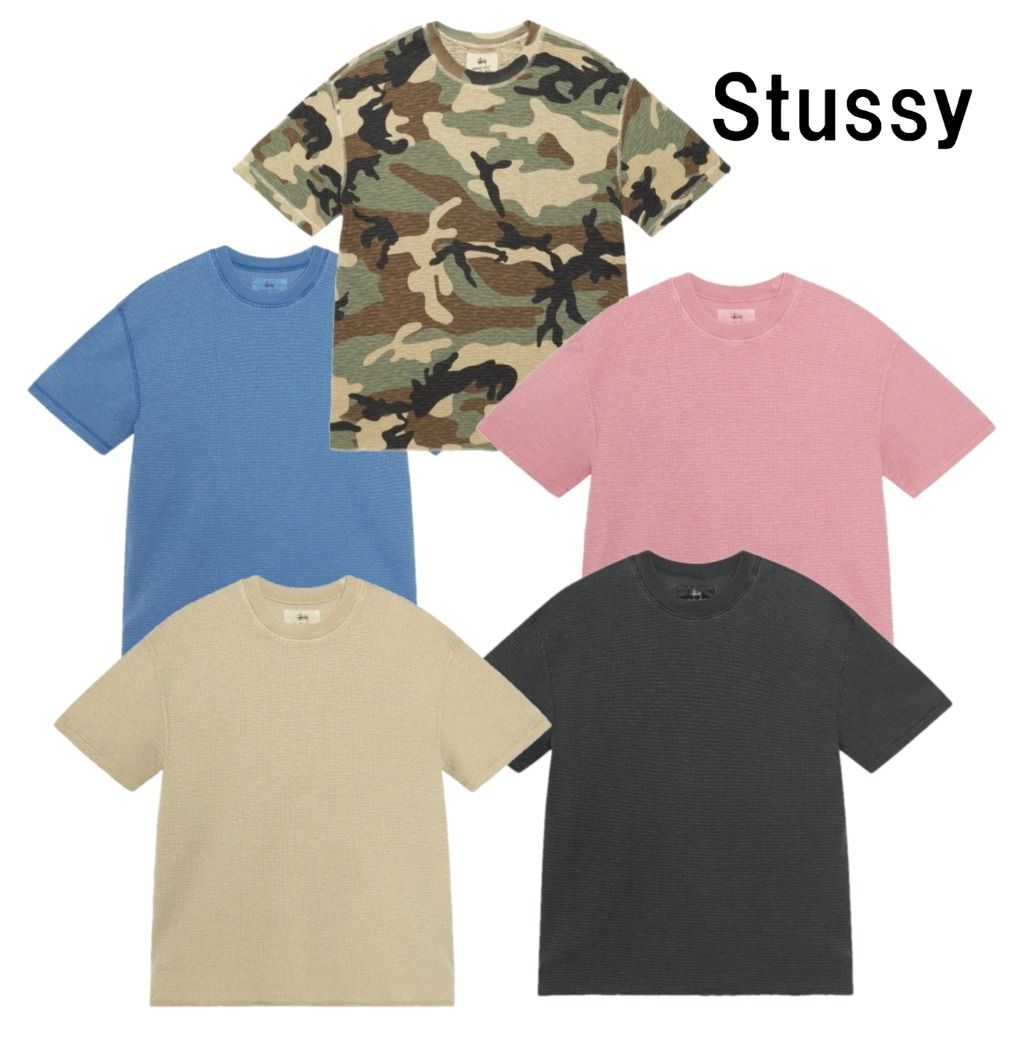 stussy PIGMENT DYED SS THERMAL 25ss 完売品