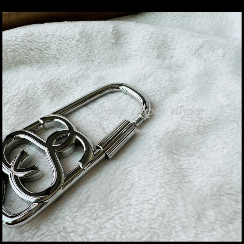 Stussy SS Link Twist Carabiner Brushed Nickel ステューシー
