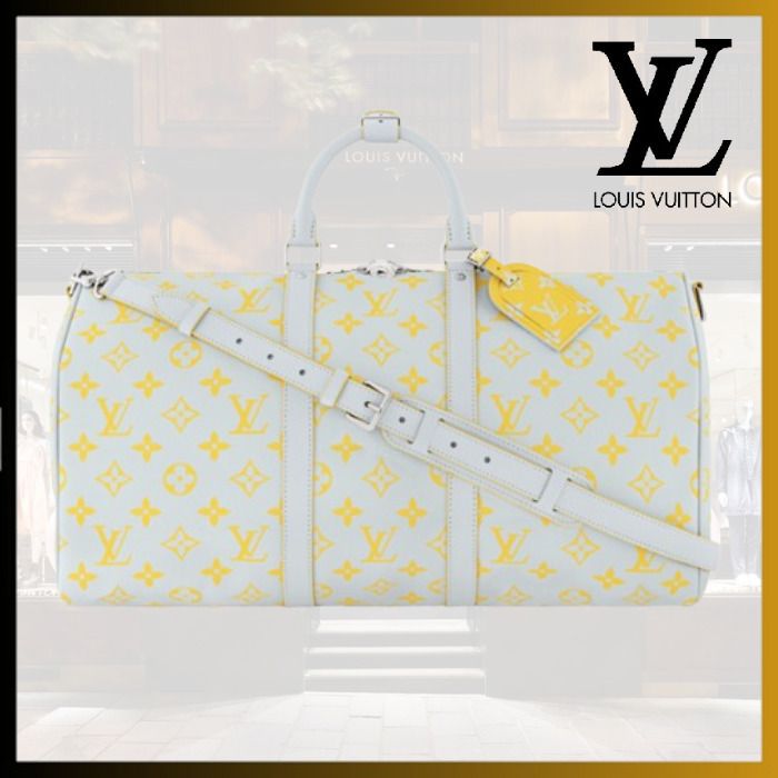 カラフルモノグラム /黄色】Louis Vuitton ボストンバッグ 50