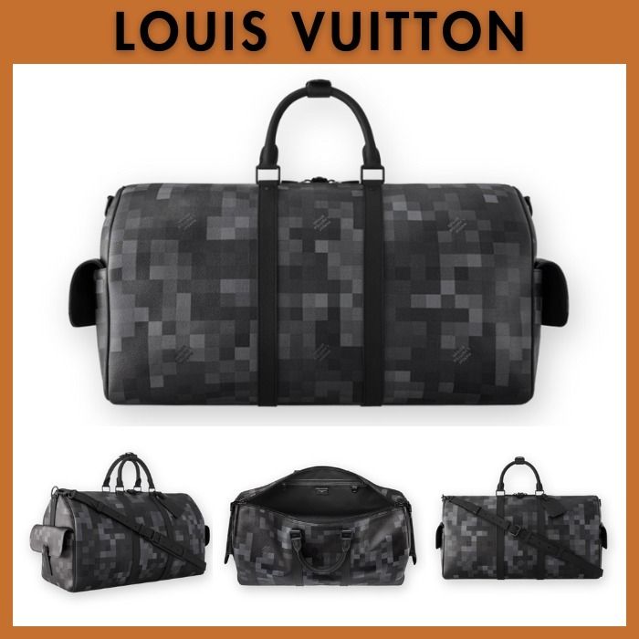 ピクセルダミエが映える☆LOUIS VUITTON☆キーポル 50 (Louis