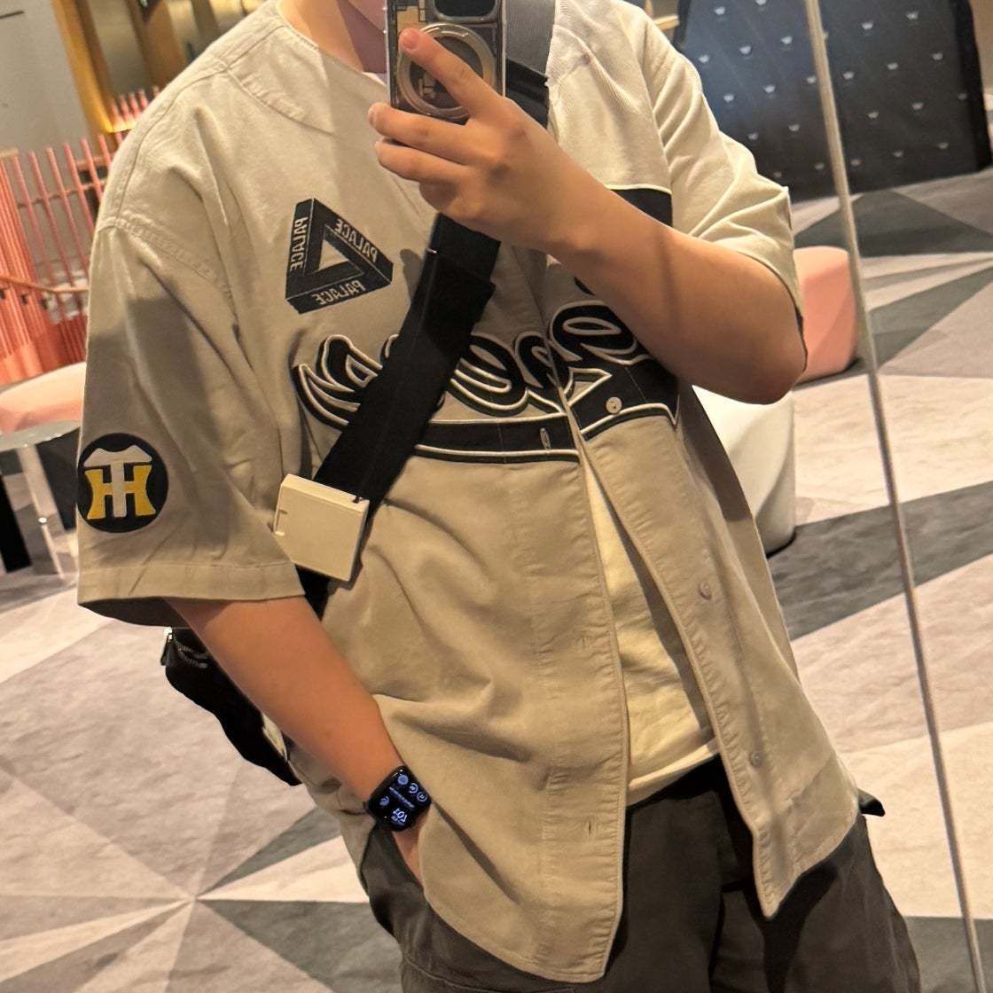Palace】 Hanshin Tigers Jersey Stone - 25SS (Palace