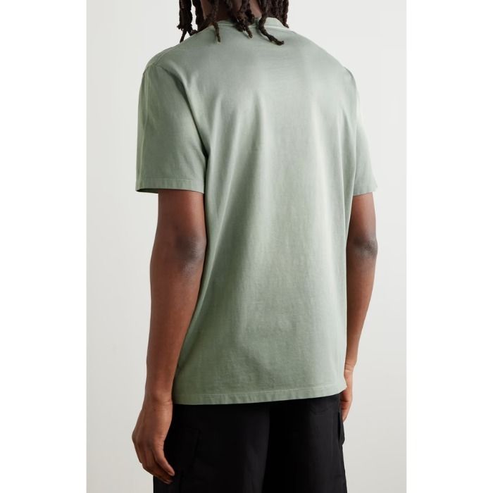 LOEWE】 コットンジャージー Tシャツ ロゴアップリケ付き (LOEWE