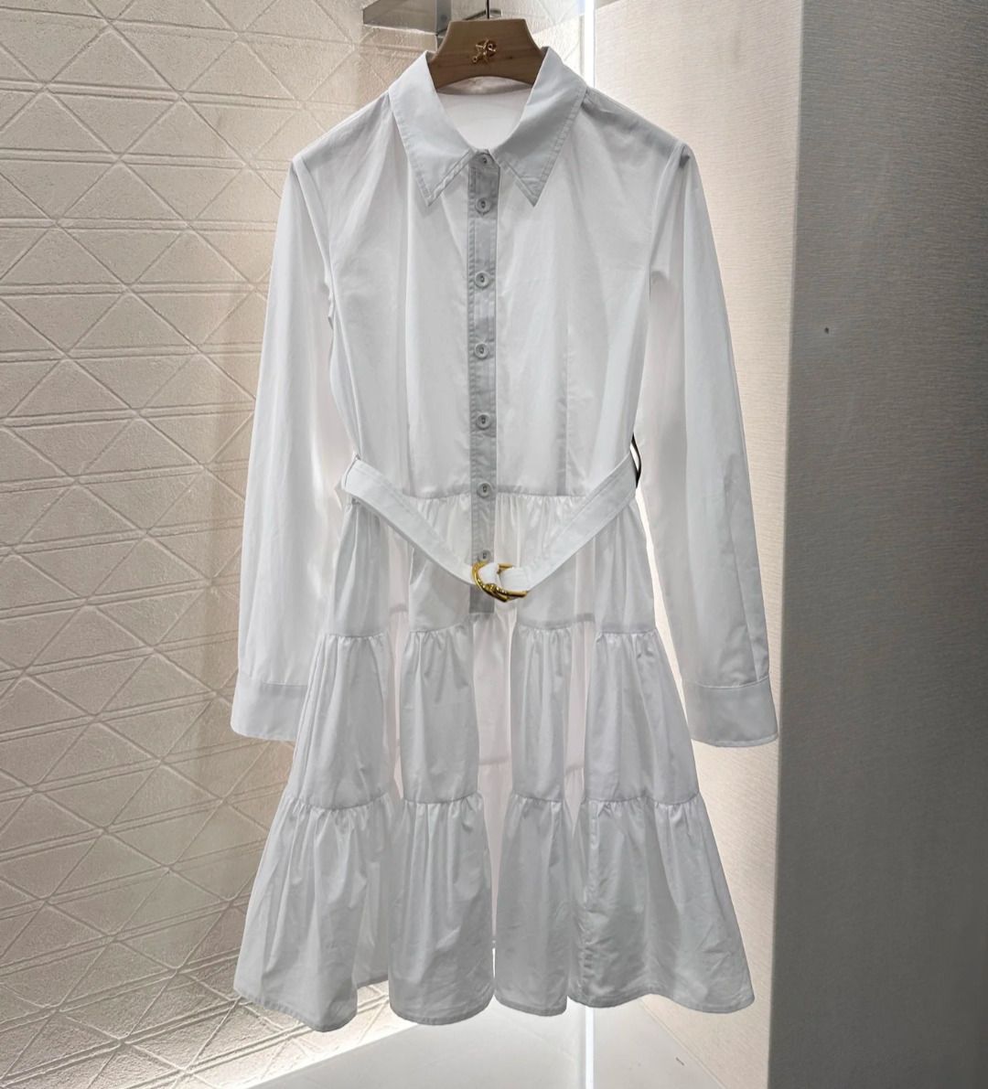 ルイ ヴィトン 春夏 ワンピース 【Louis Vuitton】 ホワイト LOUIS VUITTON - 未使用品◎LOUIS VUITTON ルイヴィトン 23AW