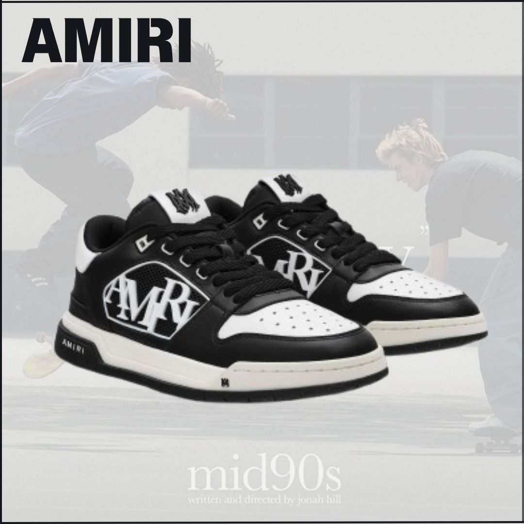 ☆【AMIRI】ロゴ クラシック レザー スニーカー♪送料関税込み☆ AMIRI Classic Low スニーカー | ホワイト | FARFETCH JP