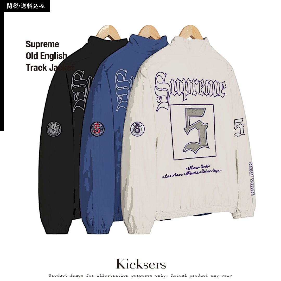 Supreme Old English Track Jacket トラックジャケット (Supreme