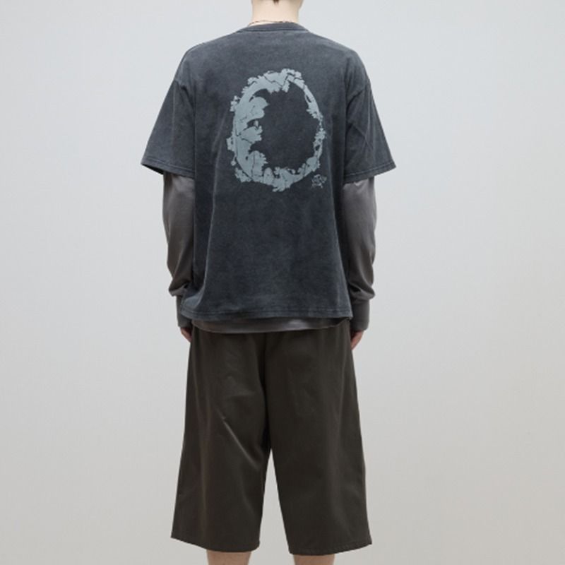 Tシャツ・カットソー HATCHINGROOM Floral Egg Tee 1/2 5FT1741 HATCHINGROOM Floral Egg Tee 1/2 5FT1741 (HATCHINGROOM/T