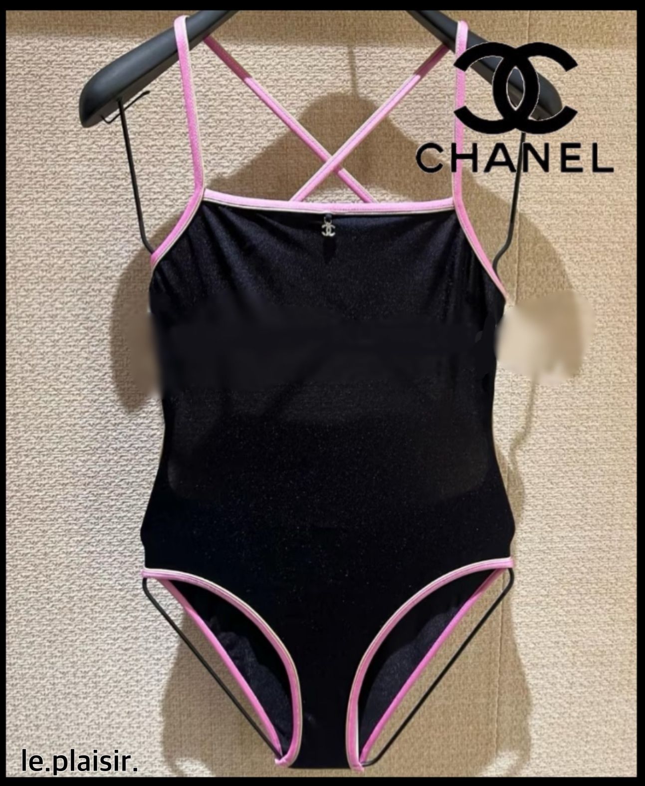 【大人おしゃれ♡】CHANEL × ワンピース水着 ココビーチ ココビーチ♡可愛い】CHANEL ワンピース水着 (CHANEL/ワンピース