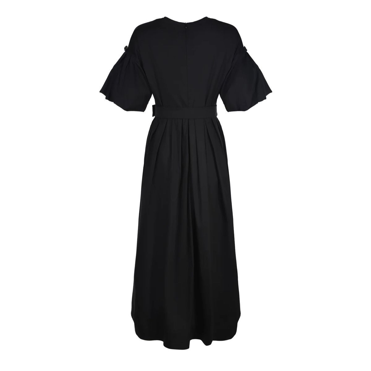 W MAXMARA アウトレット●DIRCE 刺繍コットンポプリンワンピース S MAX MARA ROSE コットンポプリンドレス 関税送料無料 (S Max