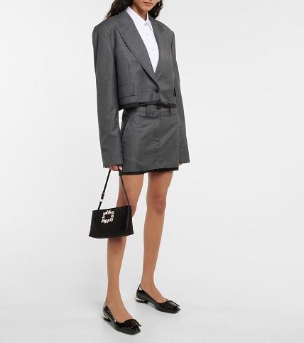 ROGER VIVIER ストラスヒール バレエフラット シューズ ROGER VIVIER ストラスヒール バレエフラット シューズ (Roger