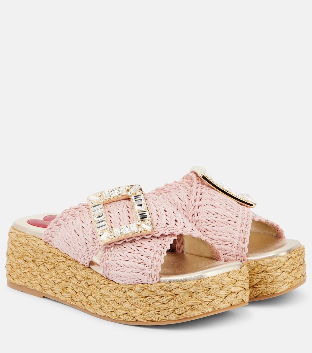 ★関税込★ Roger Vivier エスパ60 装飾エスパドリーユ スライド ☆関税込☆ Roger Vivier エスパ60 装飾エスパドリーユ スライド