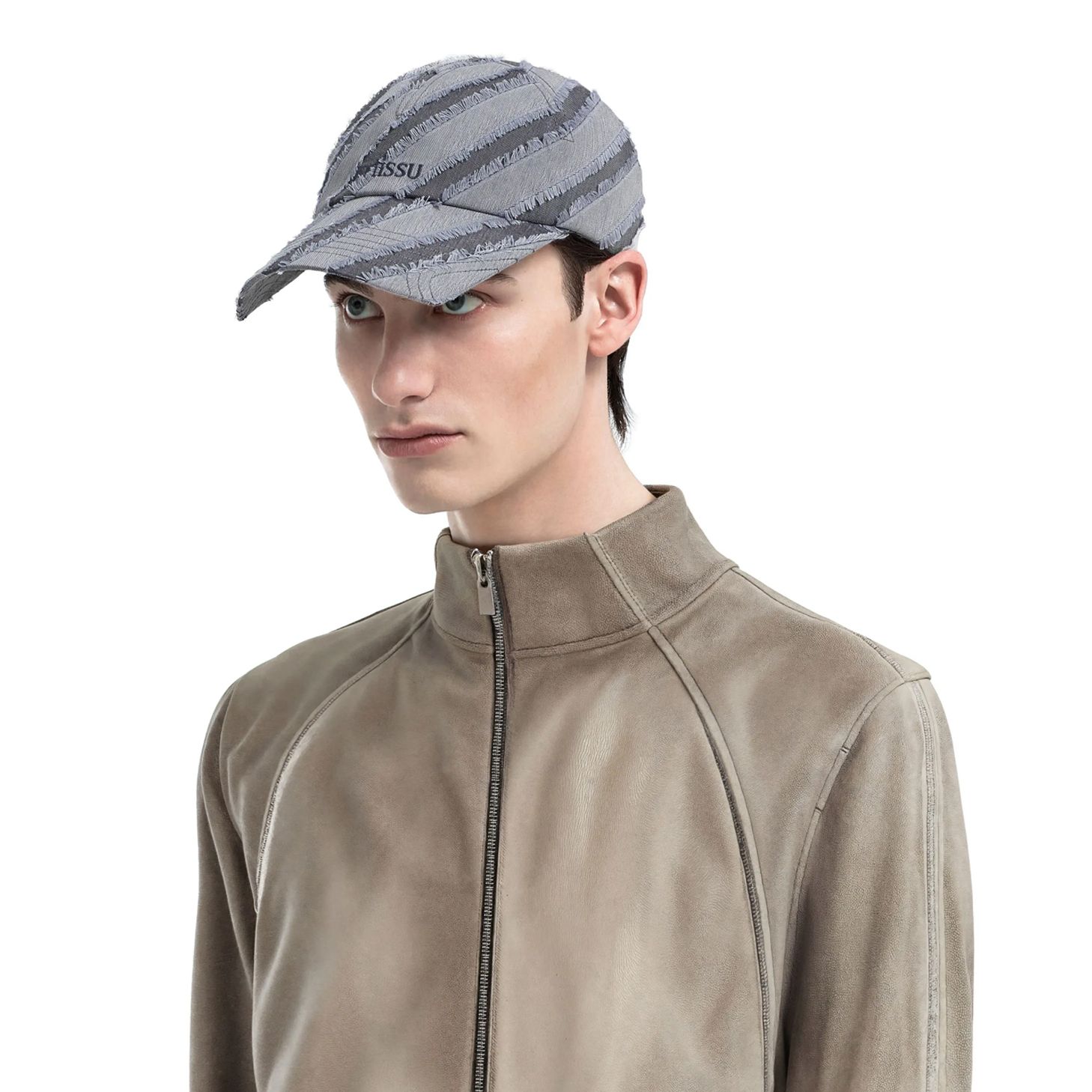 キャップ Atiissu 25SS / Appliquer Cap (Grey) Atiissu : 25SS / Smoke Cap (2colors) (ATiiSSU/キャップ