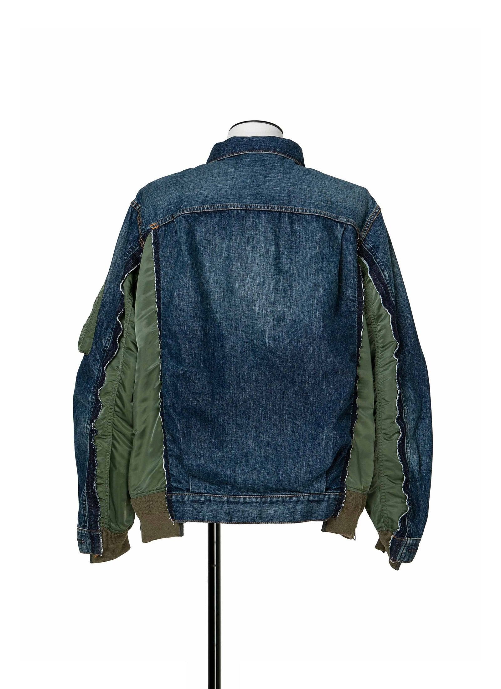 国内より1WEEK【sacai】Denim Jacket 国内より1WEEK【sacai】Denim x Nylon Twill Jacket (sacai