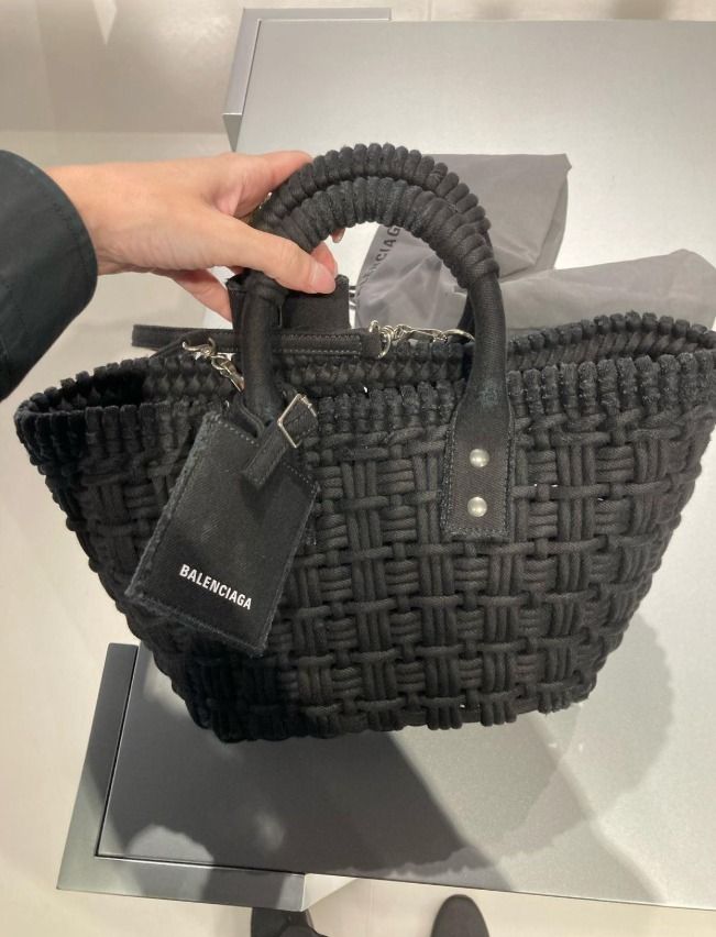 極美品 BALENCIAGA バレンシアガ ビストロxs かごバッグ 2WAY