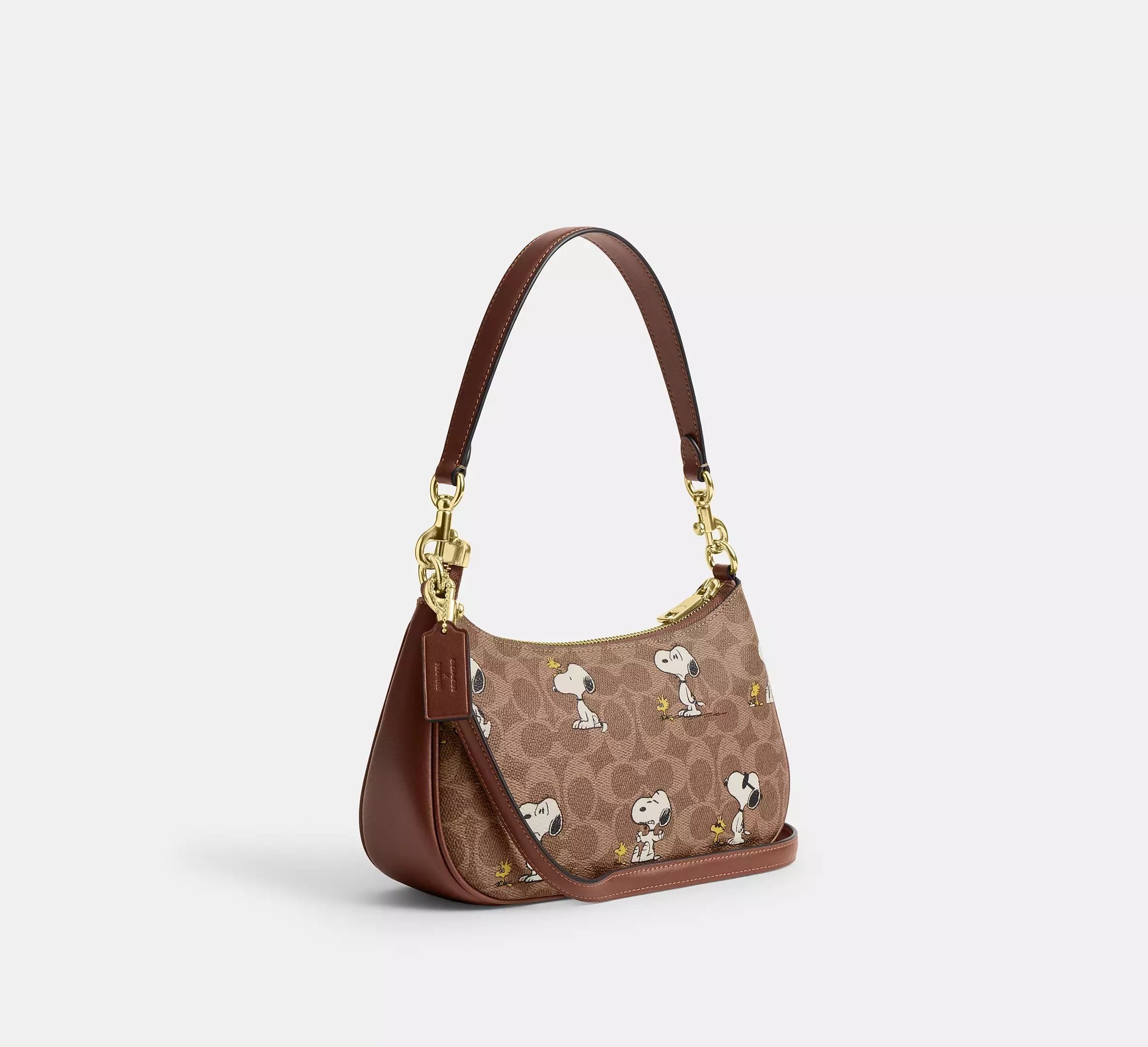 【COACH x PEANUTS】コラボ☆テリショルダーバッグ 早い者勝ち！ COACH x スヌーピー】○コラボ♪○PEANUTS テリ ショルダー